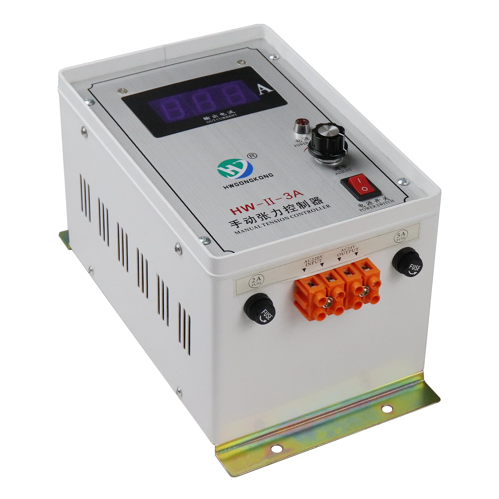 Low Price Digital 3A Printing Machine Rewinder Magnetic Powder Brake Manual tension controller