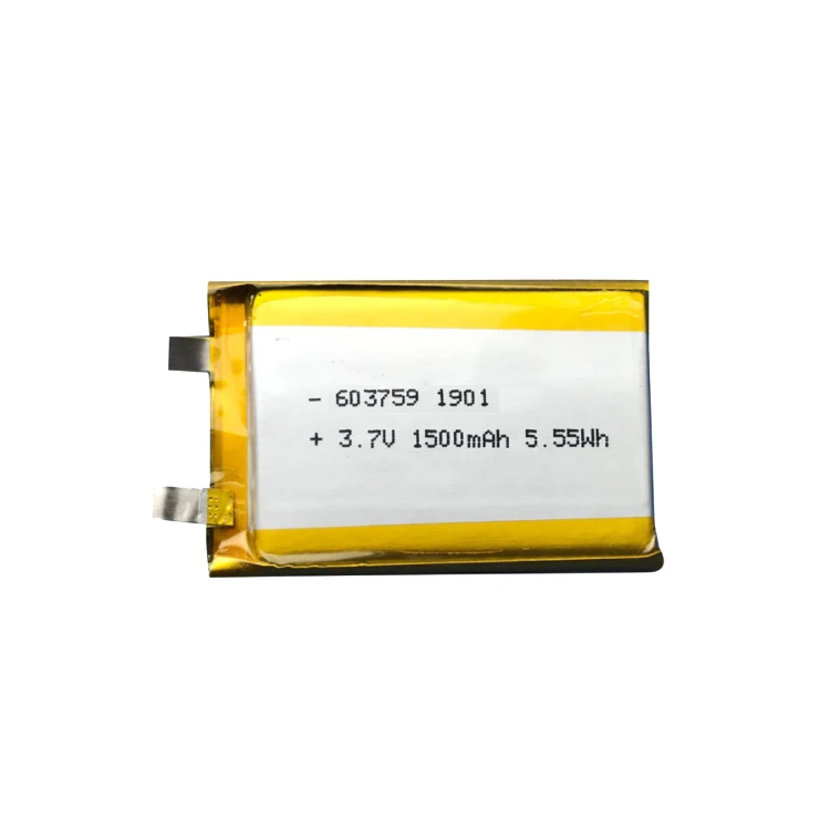Hot sale 603465 3.7v 1400mah 1500mah lipo battery for Digital devices