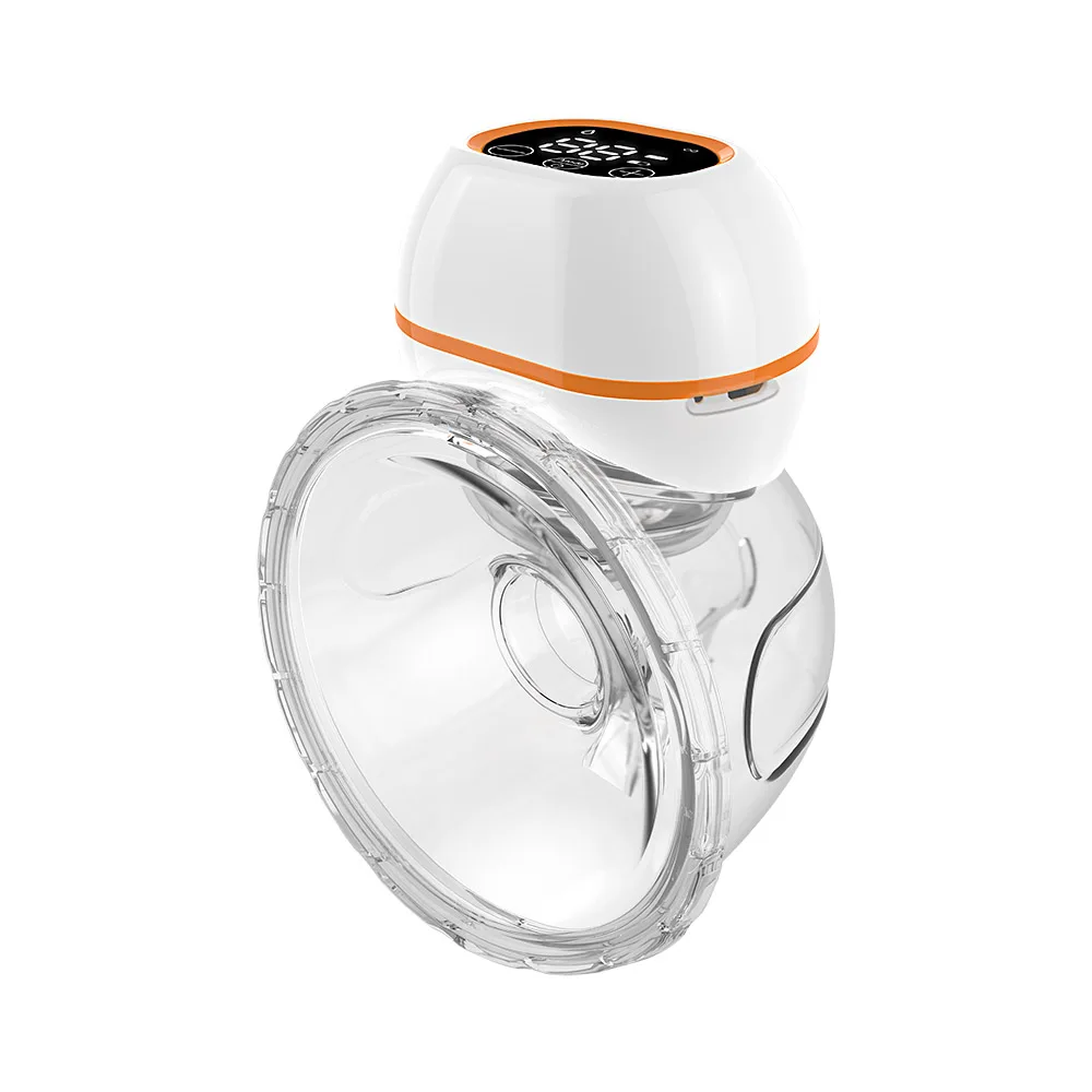 2022 baby breast feeding supplies  OEM hands free breast pump wearable pump strong suction