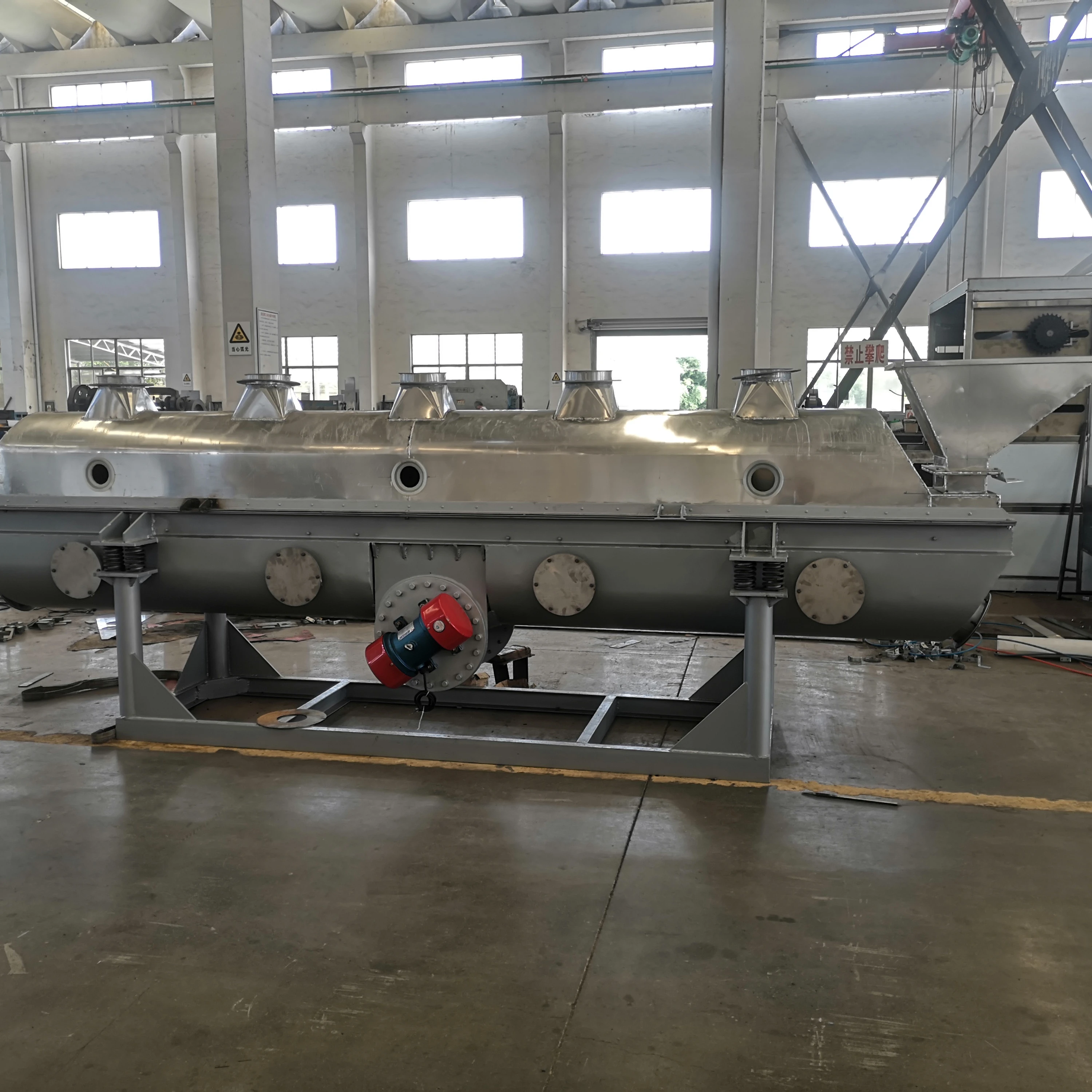 Aoto Food Processing Seed Salt Citric Acid Horizontal Continuous Vibrating Fluidized Fluid Bed Dryer