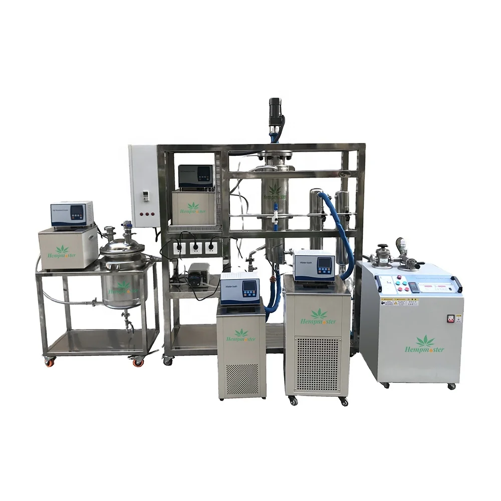 SolventX herb essential oil short path distillation equipment for herb extraction application