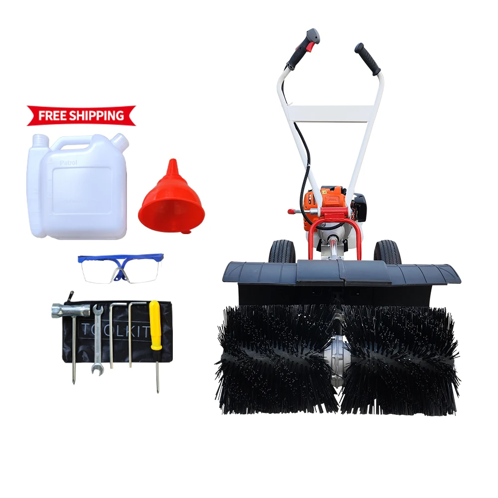 High  quality Portable Gasoline Lawn Sweeper For Effectively Sweeping And Maintaining Artificial Lawns