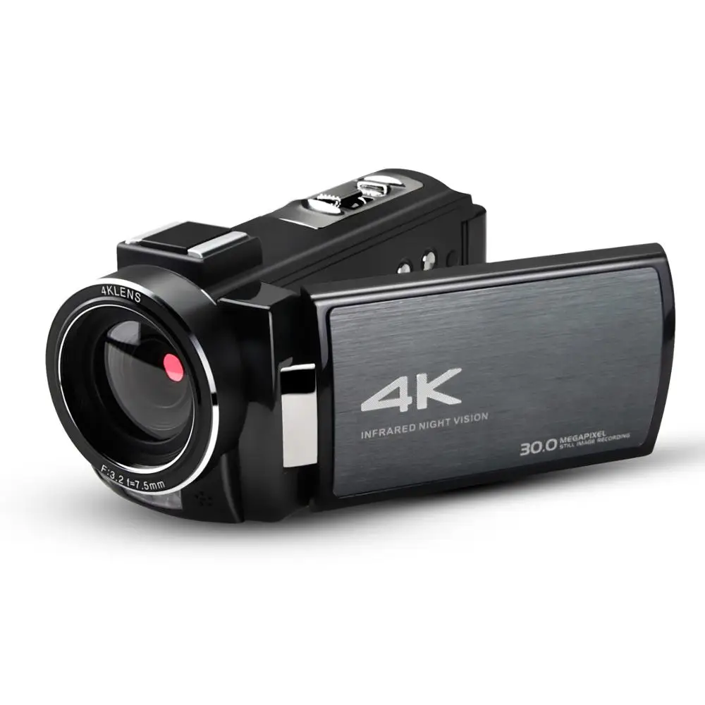 
AE8 Digital 4K UHD Cheap Camcordrers Hunting Vlog Infrared Night Vision Wifi Video Camera 