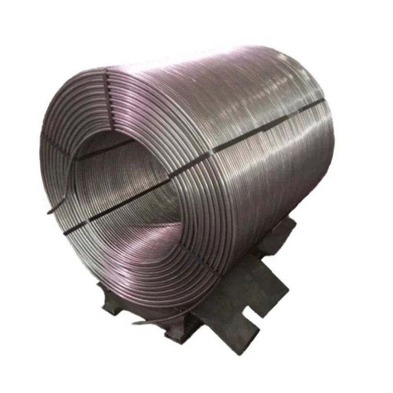 Nitrided Ferro Chrome Cored Wire Customized production CaSi ferro alloy cored wire