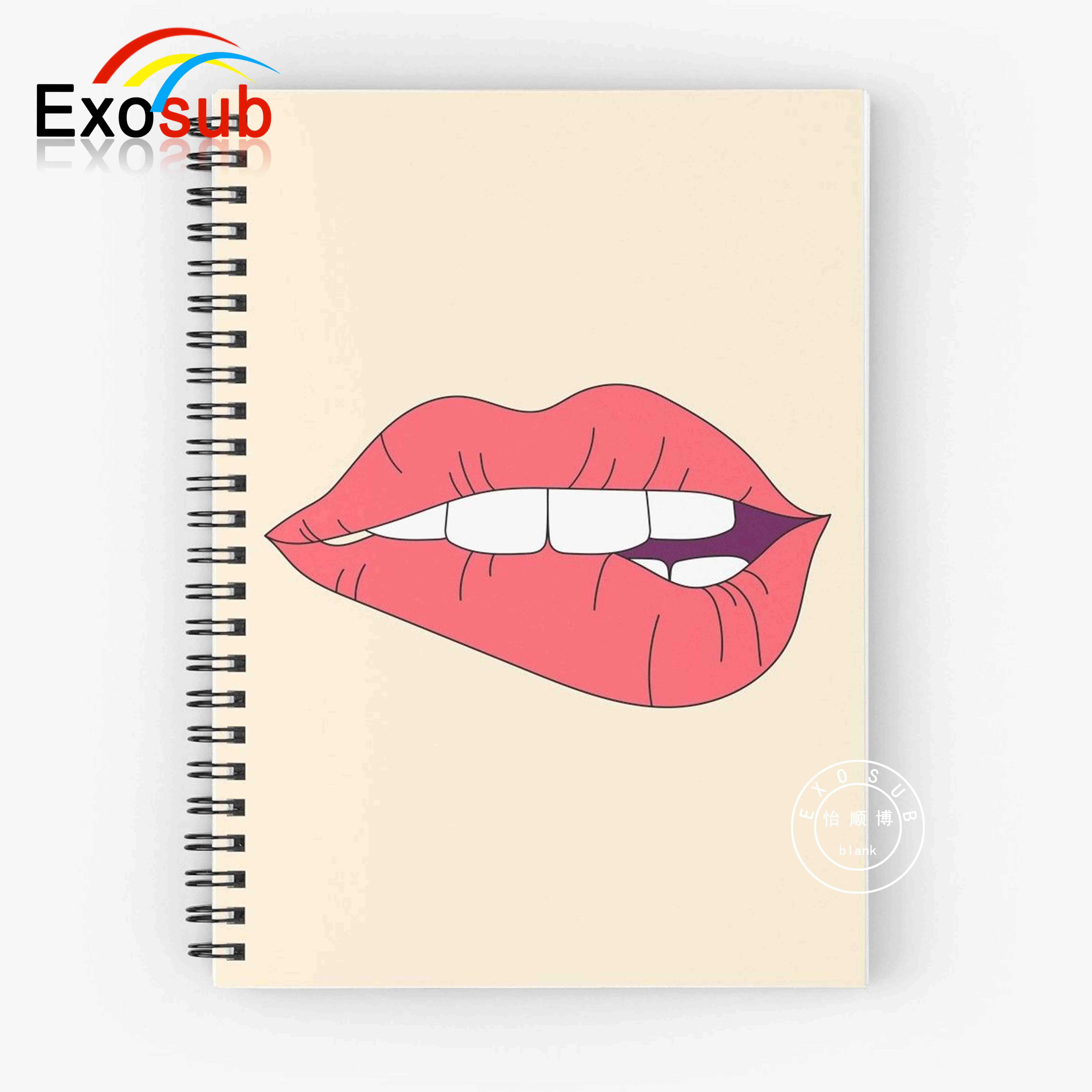 Dye sublimation blank heat transfer 8x11inches spiral planner