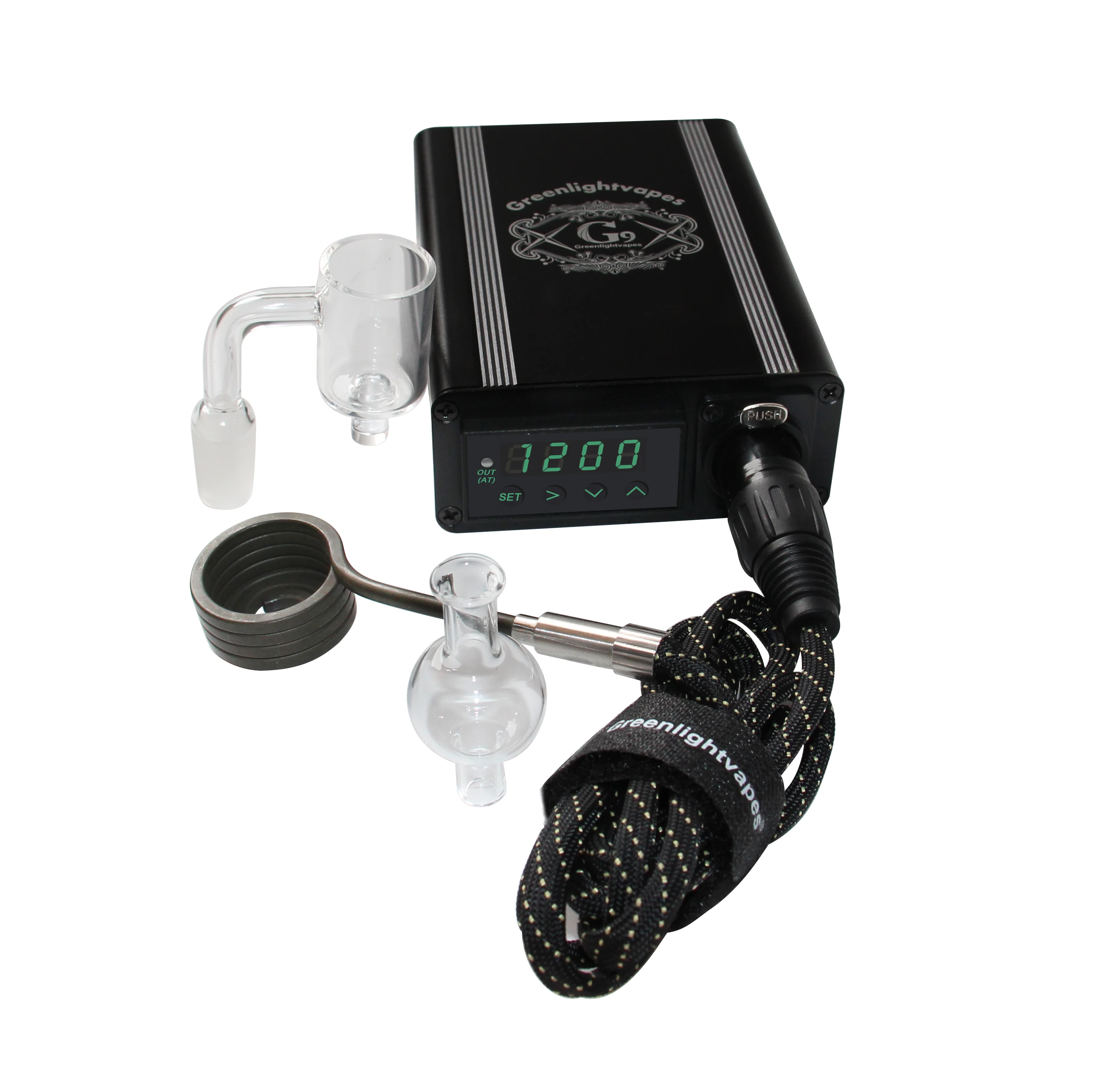  Курительная трубка Настольная восковая установка испаритель Bang Vape Mini Enail V2 с нагревательной катушкой 25