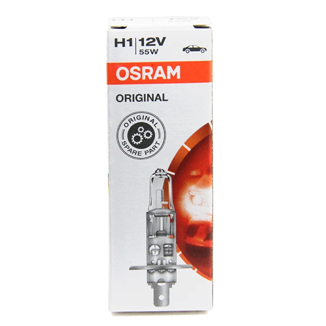 Halogen bulb 64150 H1 12V 55W P14.5s made in Germany original OSRAM brand Auto bulbs