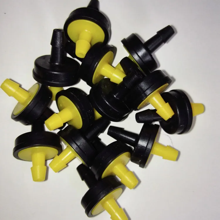 Adjustable 0-70l/h Online Dripper with 8 Holes  Irrigation Dripper for Outdoor Hydroponic Use Packed Rolling Pouch