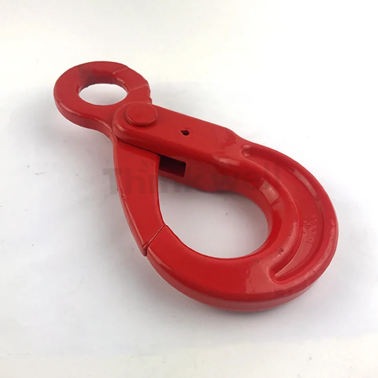 Безопасный большой высококачественный 3 кг промышленный кованый стальной сплав подъемный крюк для