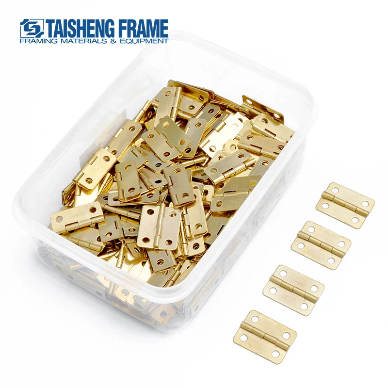 TS-K241  Pack Flush Cabinet Hinge 180 Degree Folding Picture Frame Gift Box Hinge Photo Frame Hardware