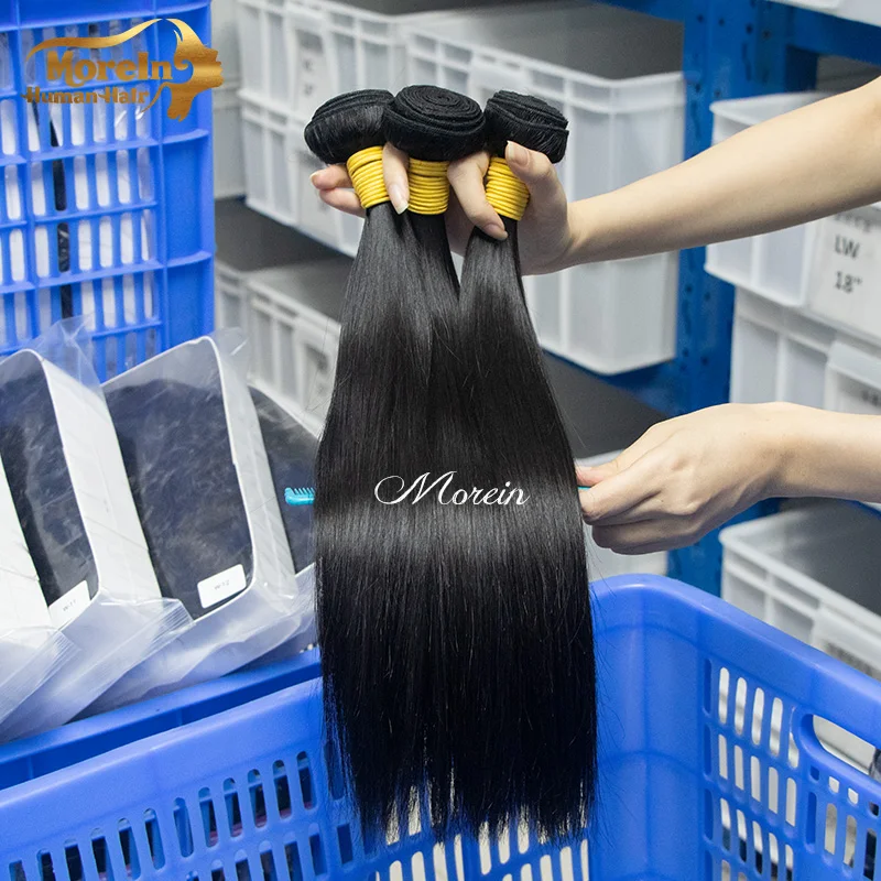 
12A Wholesale 100 Human Hair Bundles Cheap Virgin Straight Brazilian Hair Unprocessed 