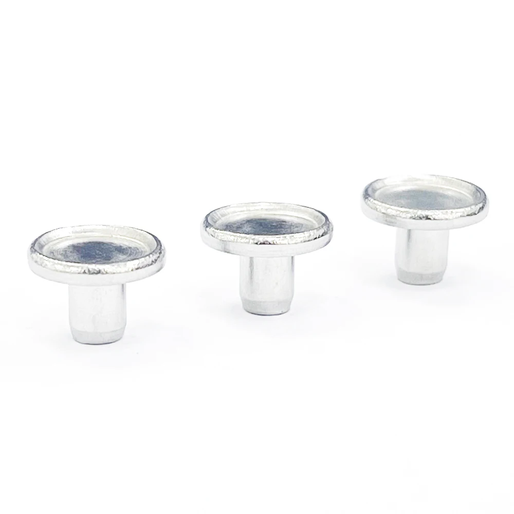 Batch Customized Stainless Steel Corrosion Resistant Solid Pot Nail Flat Head Concave Rivet