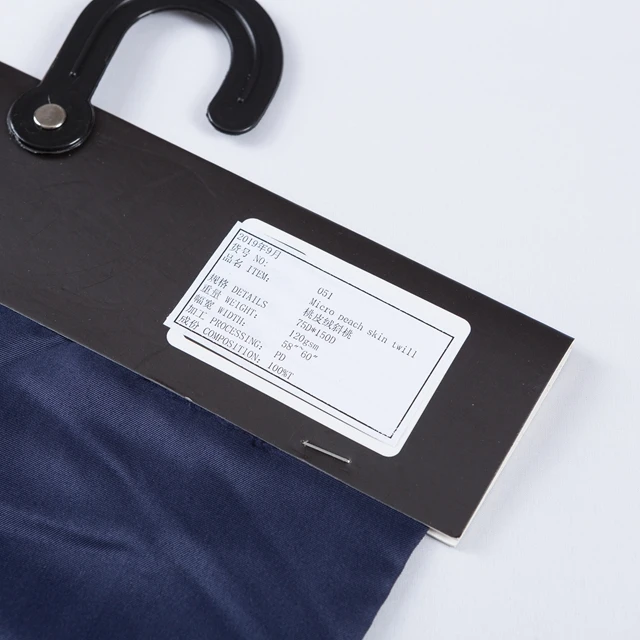 100% polyester peach skin fabric twill  125gsm  for garment Hot sale in recent years