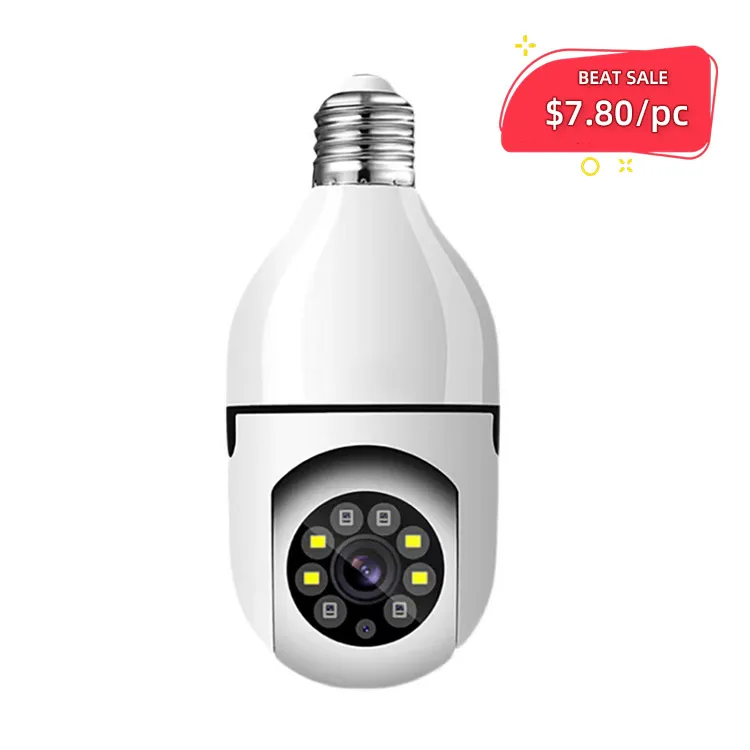 light 4k wireless camera bulb 360 panoramic