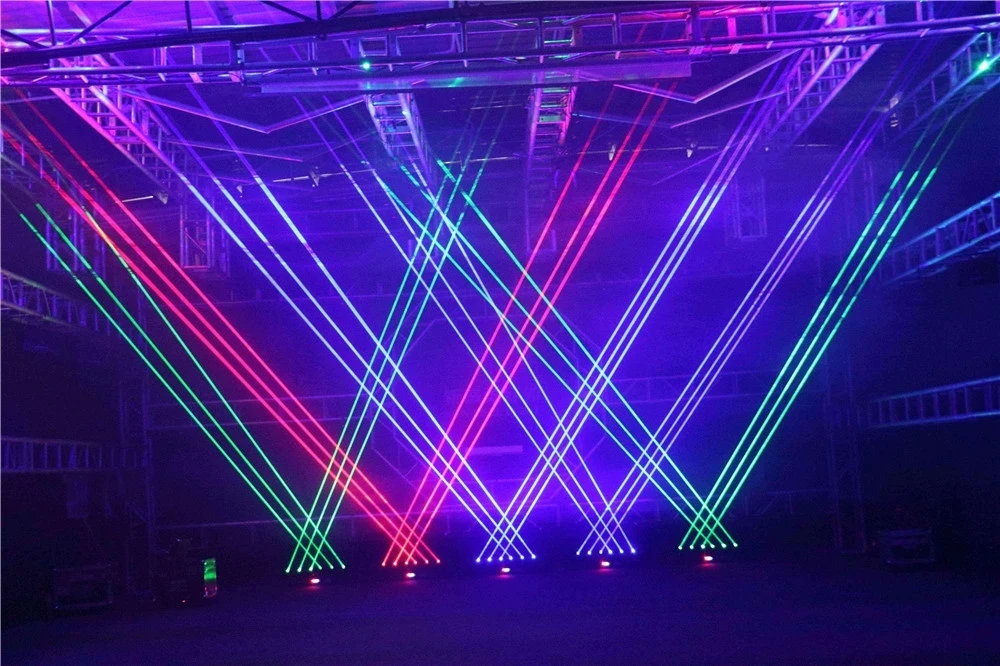  Спецэффекты сценический свет 6eye RGB жировой луч dmx лазерный