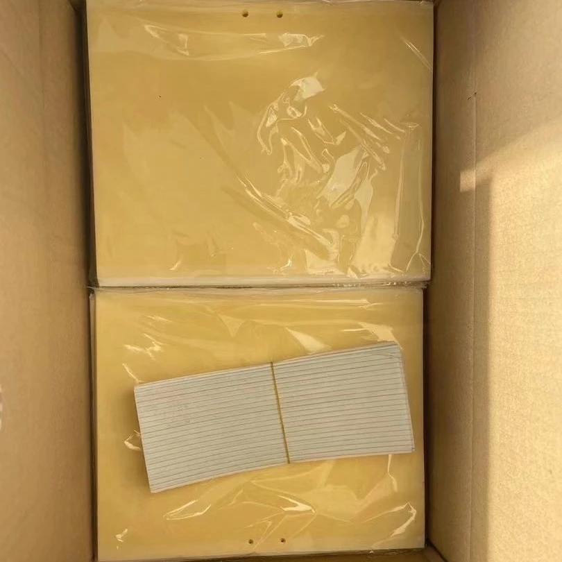 PP yellow sticky card Insect glue trap with two sided glues and releasing papers 20*25cm for agriculture pest control