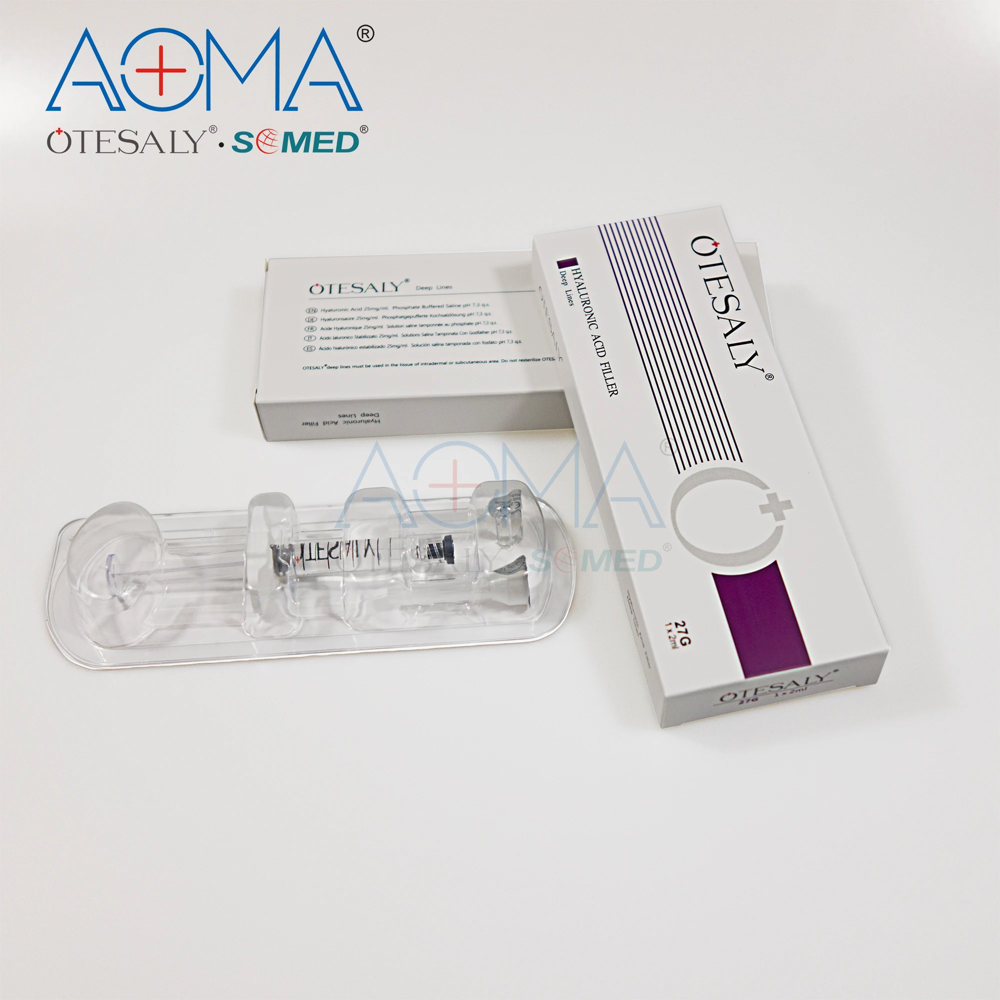 
Distributor Price OTESALY Original 2 Free Needles BDDE Double Cross-linked 2ml Hyaluronic Aicd Dermal Filler 