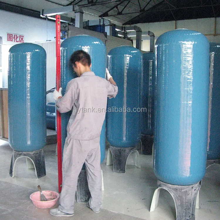 Water Aqua Life Equipment FRP Tank for RO Pure Continuous Strands of Fiber-glass with High Strength Epoxy Resin 4.6L~250L 150psi