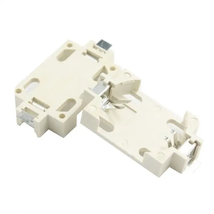 Button CR2032 2450 2477 1220 lithium battery holder case/mount/socket with diy powerbank modulefor rechargeable battery charging