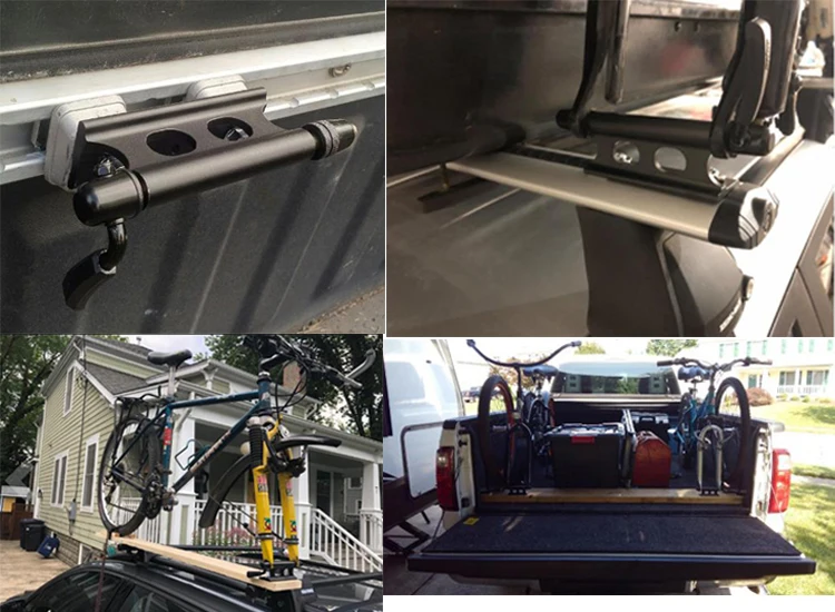 Mtb Road Bicycle Accessories Fork Bike Mount Standing Alloy Quick Release Bike Fork Mount For Car