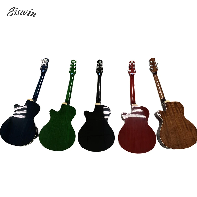 OA 30 Days Pay All Solid Wood Acoustic Guitar 36 Inch 6 String Spruce Plywood Acoustic Guitar Mirror Polish Pick Guard Acoustic