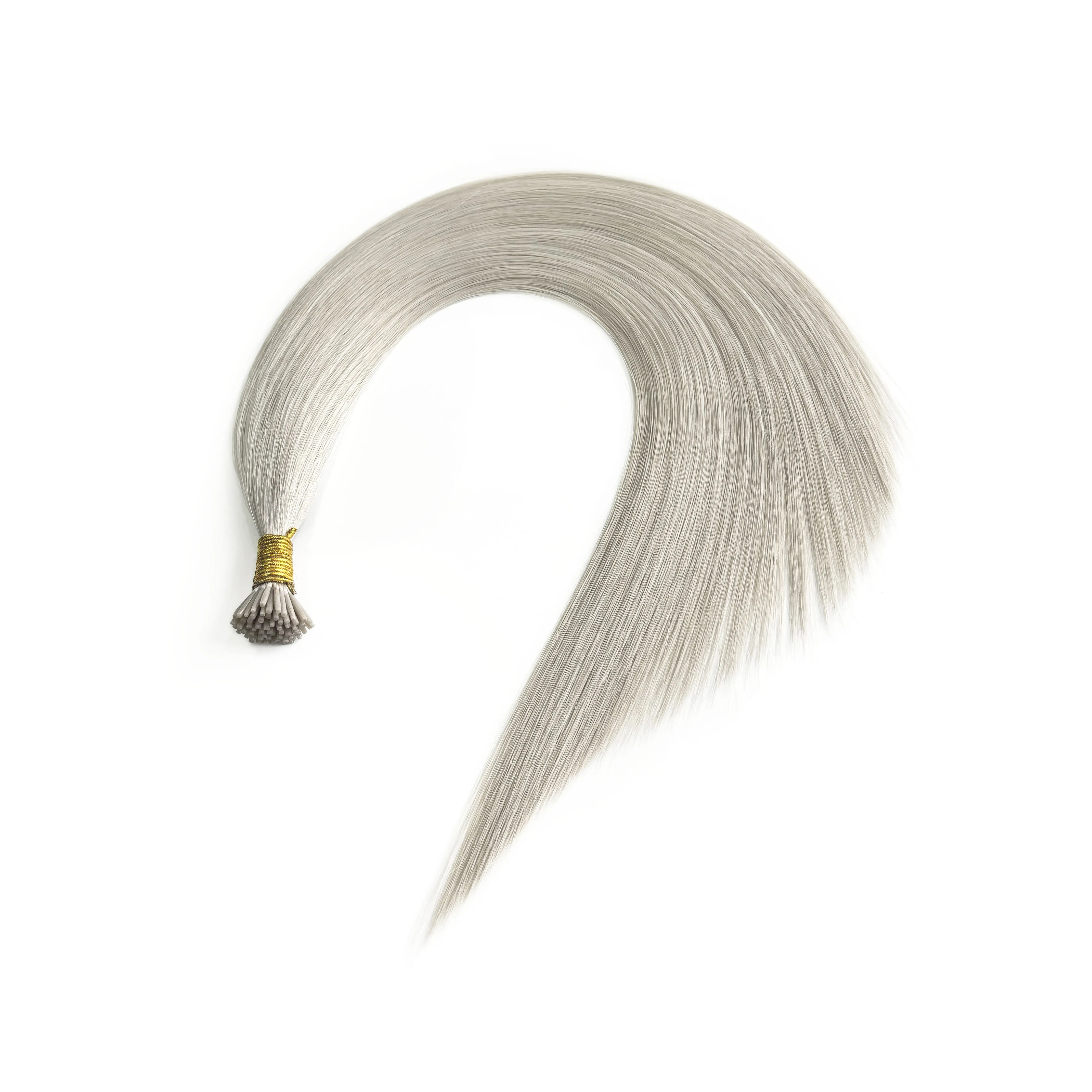 12A Grade Virgin Hair I Tip Cuticle Intact Double Drawn Human Hair Extension Remy Russian Hair The Whitest Blonde add volume