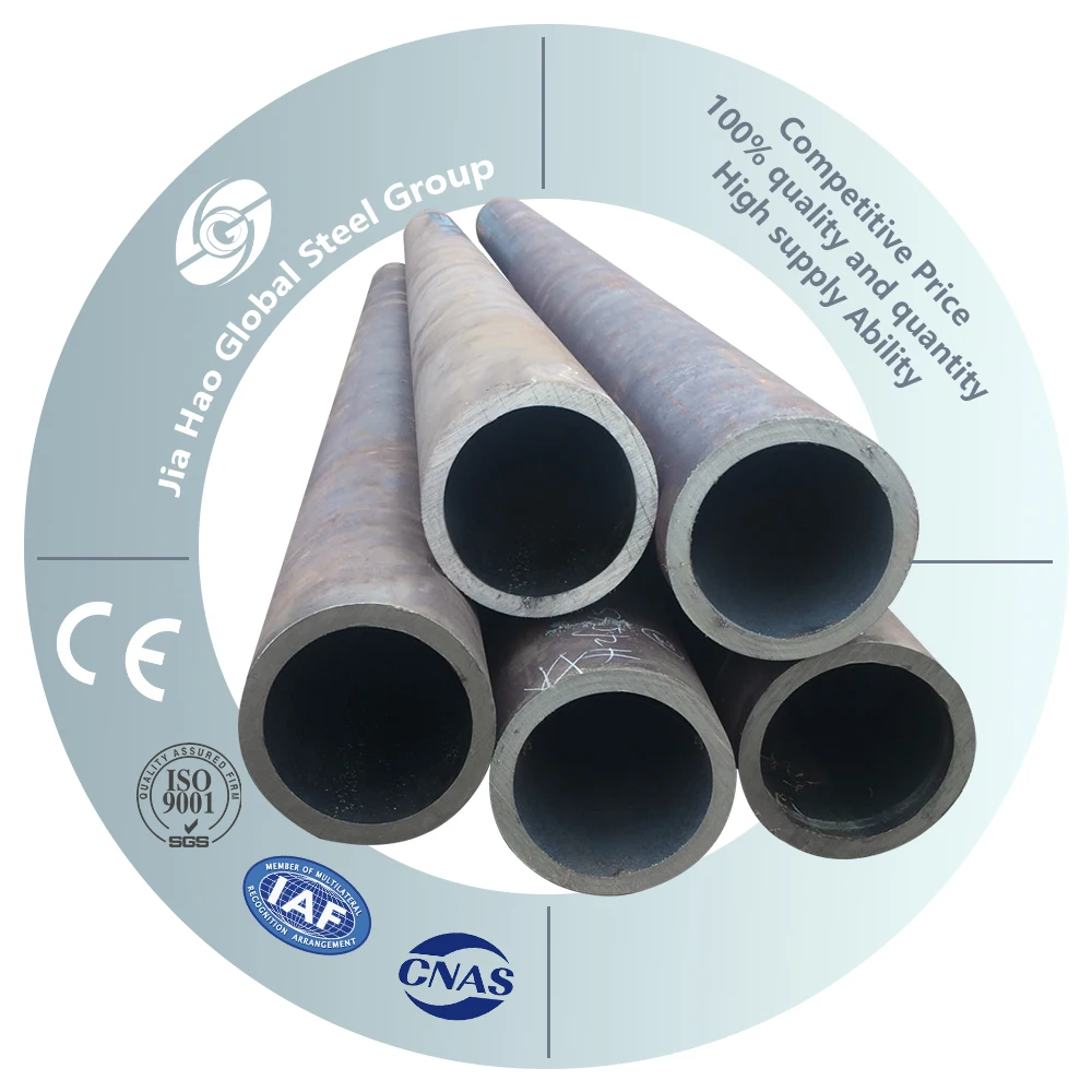 Q195 Q235 Q355 grade B GI welded pipe round black seamless carbon steel pipe