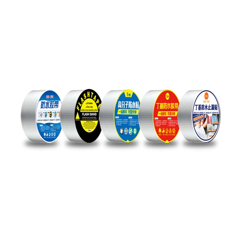 Fascinating Price New Type Single-sided Aluminum Foil Adhesive Butyl Rubber Tape