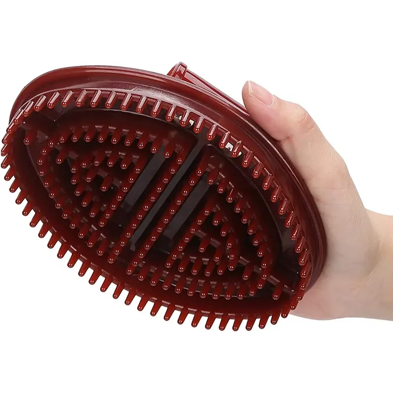 Top Quality TPR Manual Exfoliating Body Meridian Massage Brush for Body Healthcare Massage