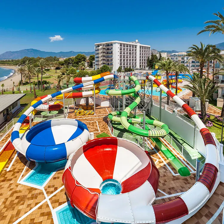 COWBOY Water Slide Fiberglass Outdoor Great Fun Wide Most Popular Slide