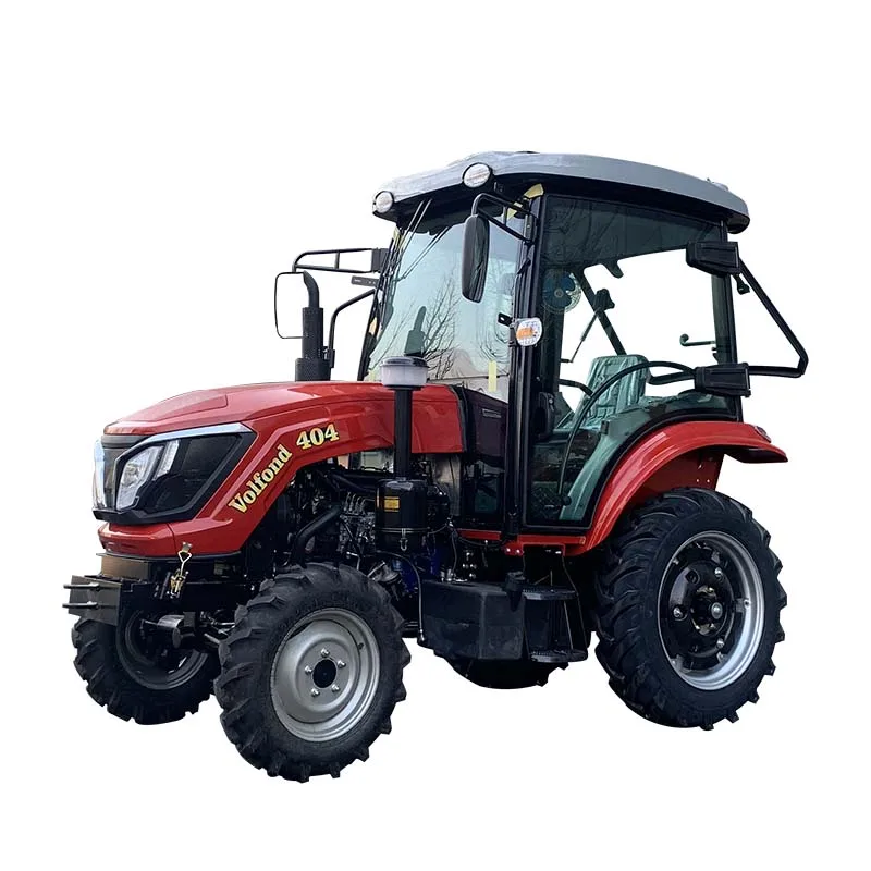 farm popular 40hp 4x4 small farm tractor YTO powerful engine wheel cabin tractor for sale