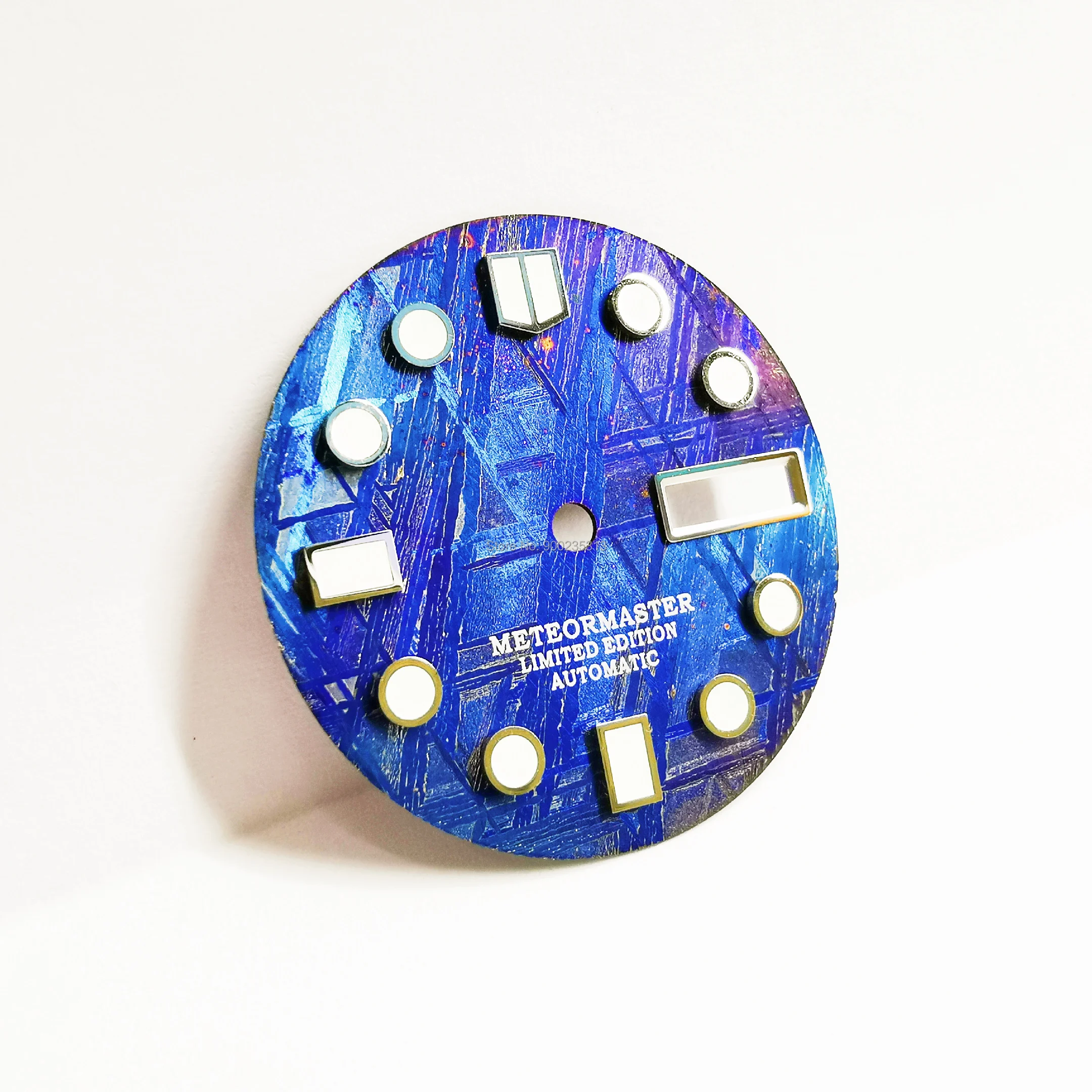Meteorite dial Watch Factory Custom Size Round Thickness Embossed Parts Oem Logo High Quality