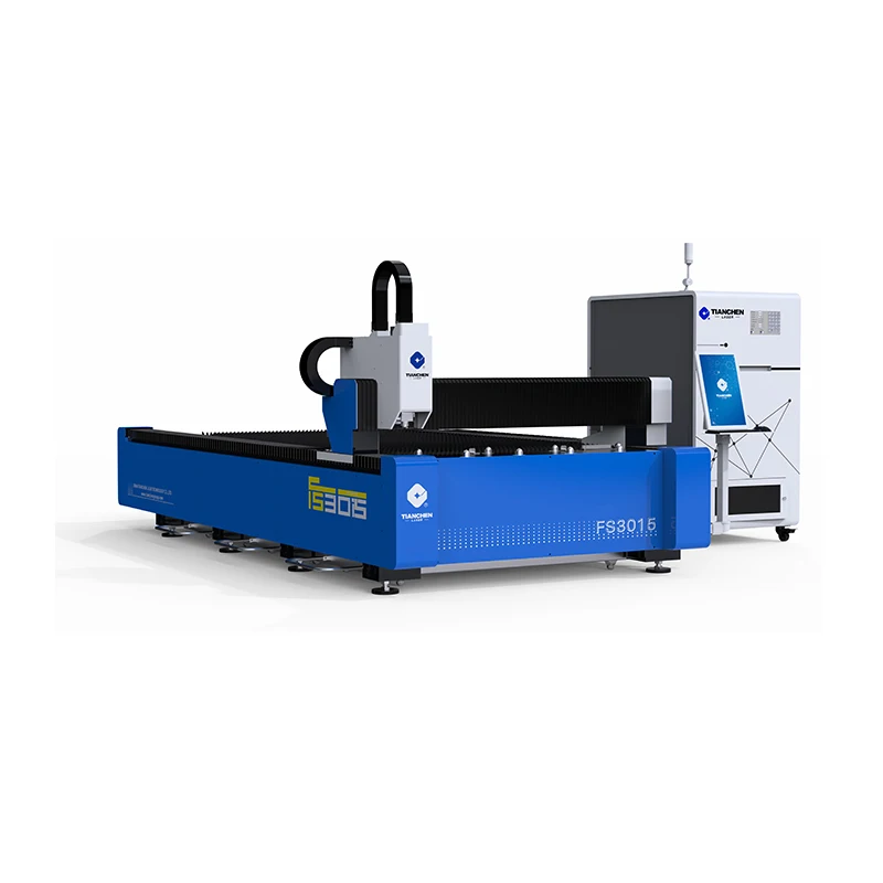 Fibre Laser Cutting Machine Cutting Stainless Steel And Brass Sheet Metal And plate Cast Iron Bed