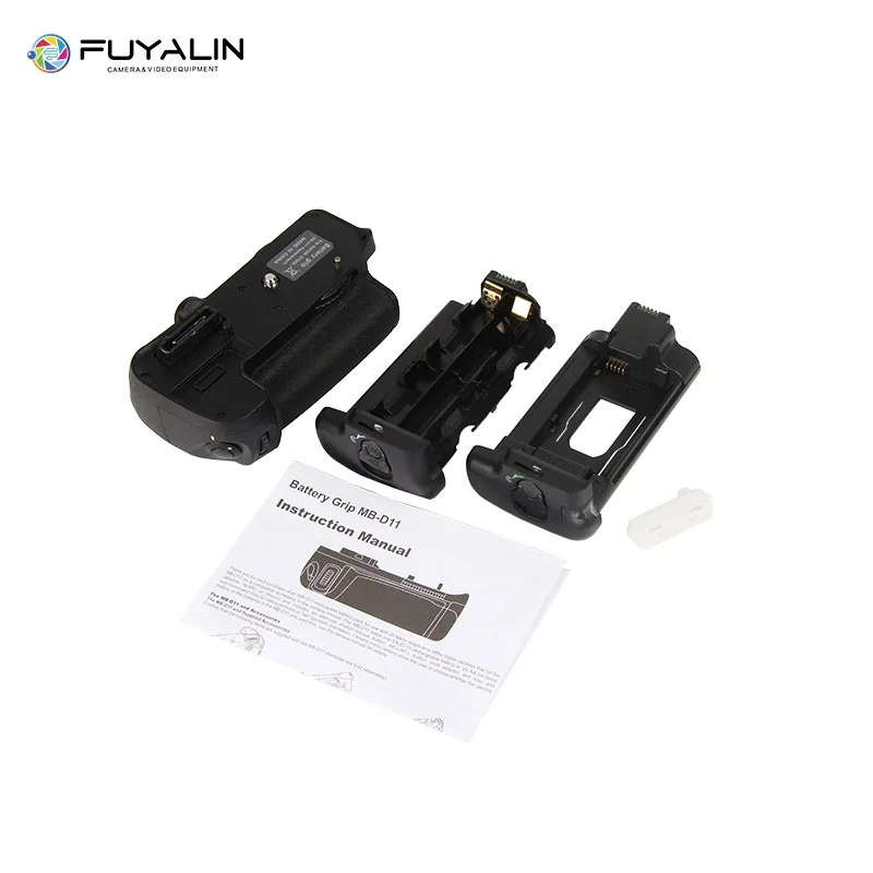  Вертикальный держатель батареи FUYALIN D7000 для камеры Nikon батарея