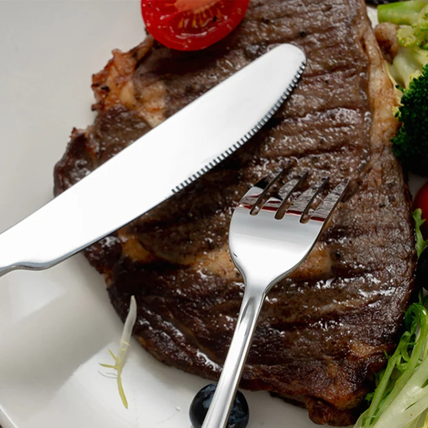 Food Cutlery Service Fork Spoon Knife Stainless Steel Cutlery Set