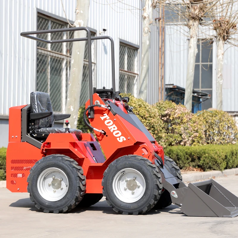 Free Shipping China Factory Epa Engine Wheel Loader Family Farm Use Mini Loader 4x4 Backhoe Loader for Sale