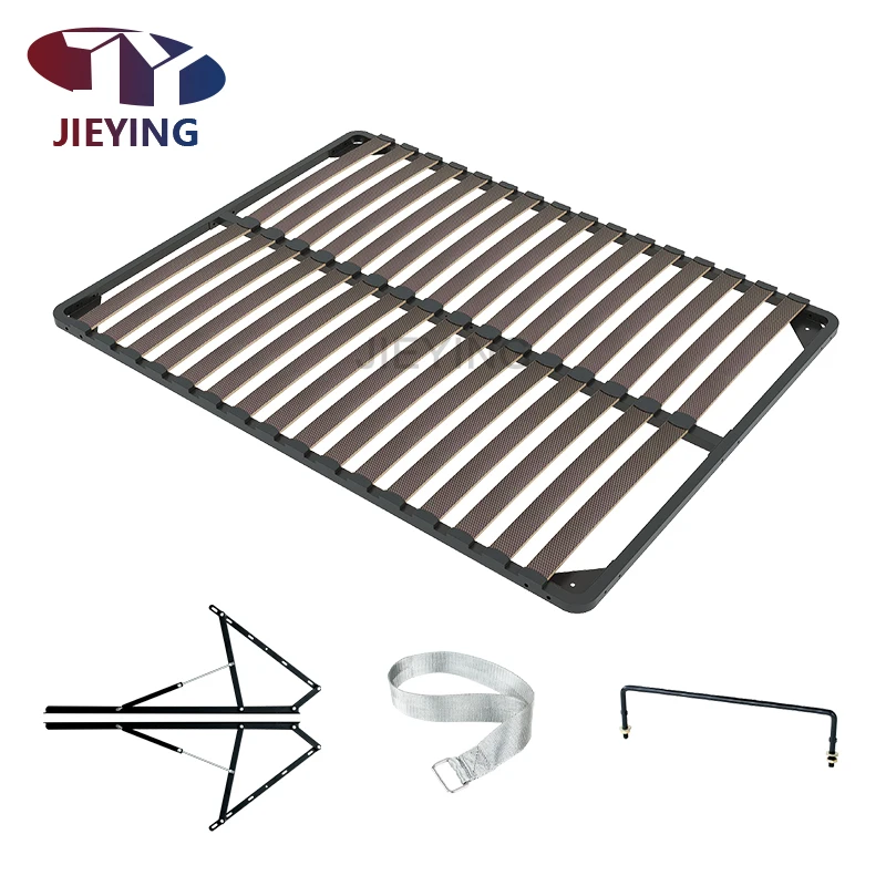 Jieying Новая современная кровать в европейском стиле для хранения мягкая пуговица каркас из массива дерева с подъемником