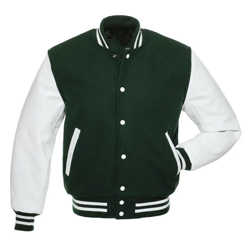 
Unisex American Style Varsity Jacket University College Baseball Jacket 