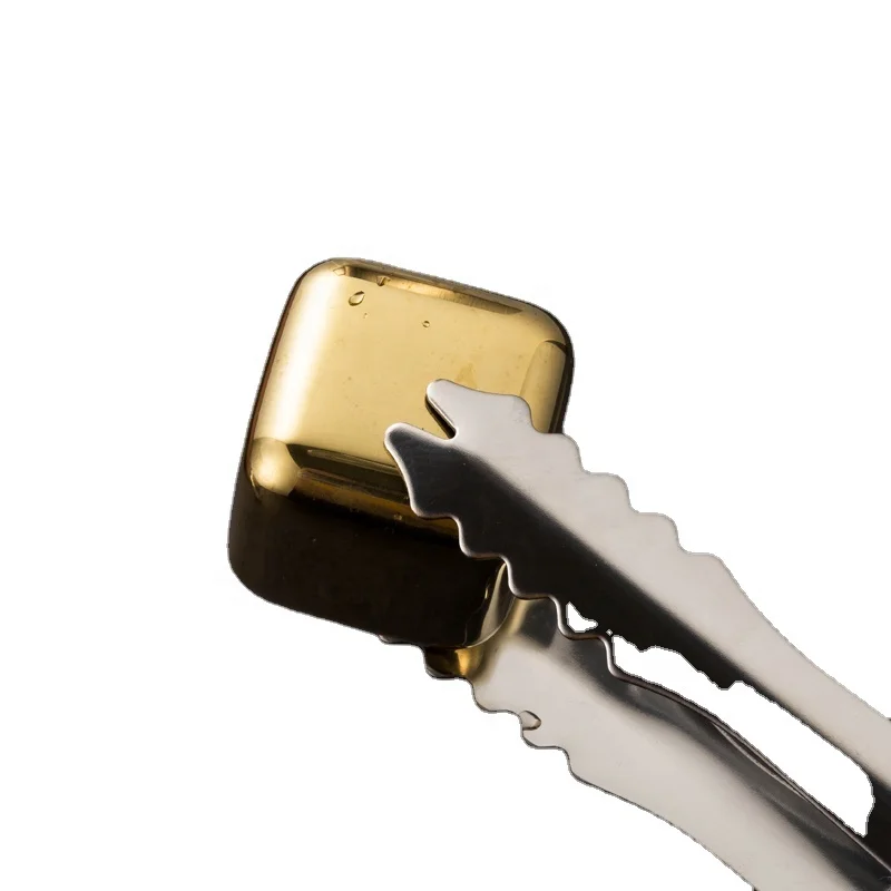 Гальваническим кубика льда Золото Нержавеющая куб виски поможет скорректировать фигуру и убрать лишние сантиметры! Горных пород