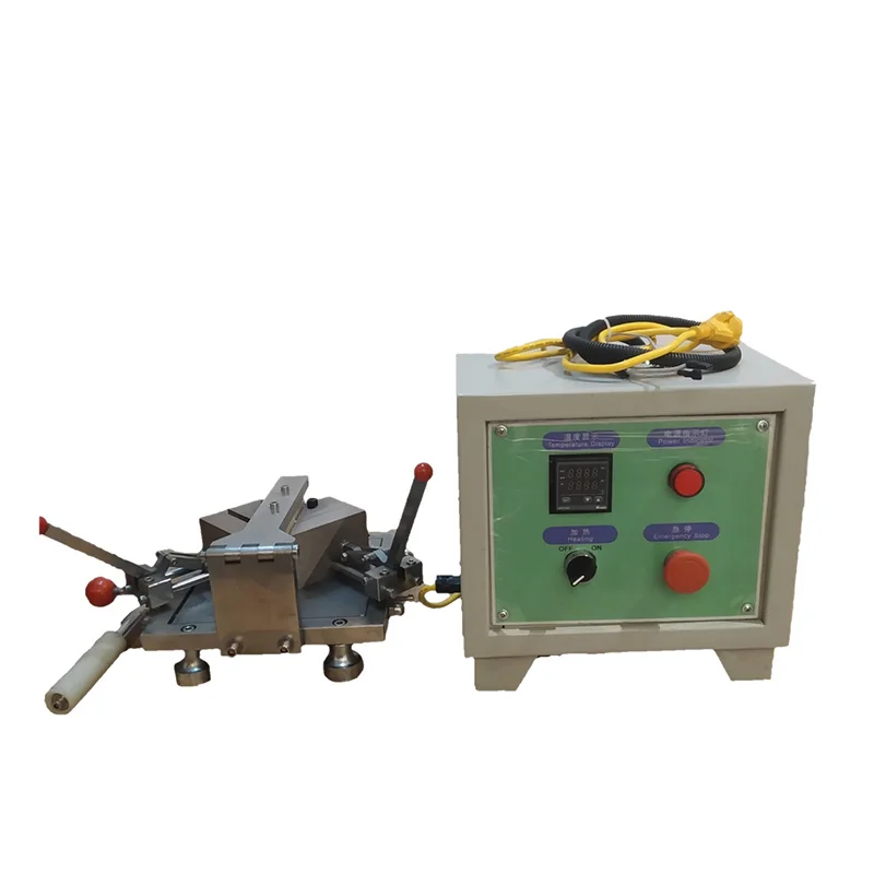 Portable manual refrigerator door gasket welding machine