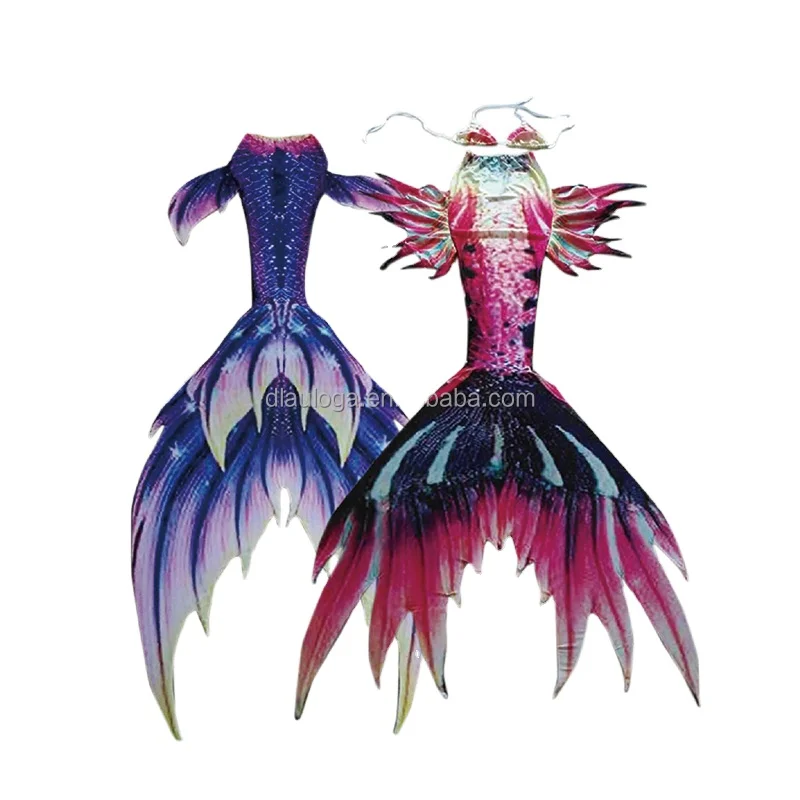 Самые Дешевые Купальники-бикини для взрослых купальники с хвостом русалки плавания оптовой продажи подходит Махины моноластные плавники