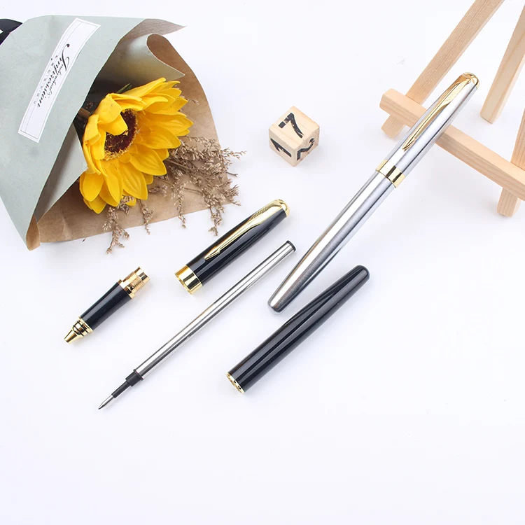 High Quality Corporate Gift Items Stationery Metallic Gel Parker Pen With Personalized Logo