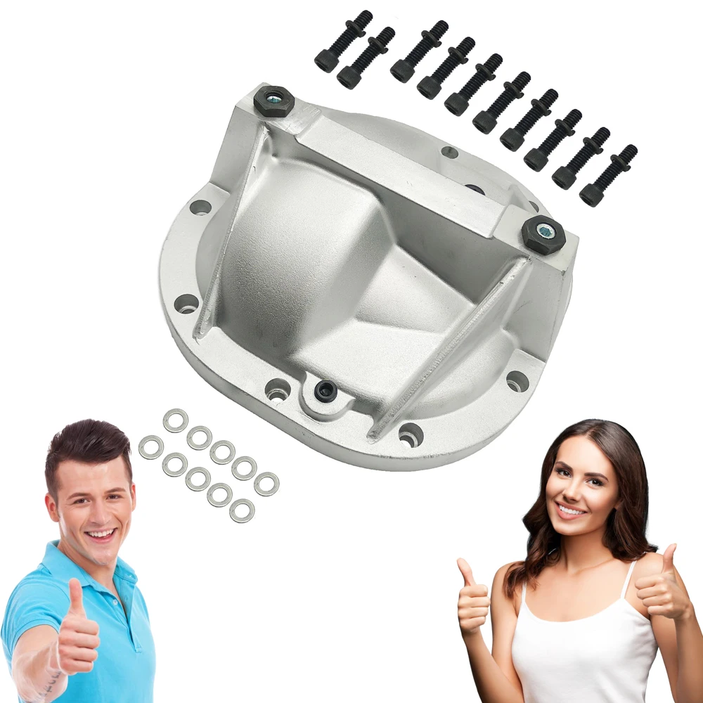 Aluminum Differential Cover Rear End Girdle System W/ Gasket & Bolts Fit for 1979-2004 8.8 Ford Mustang