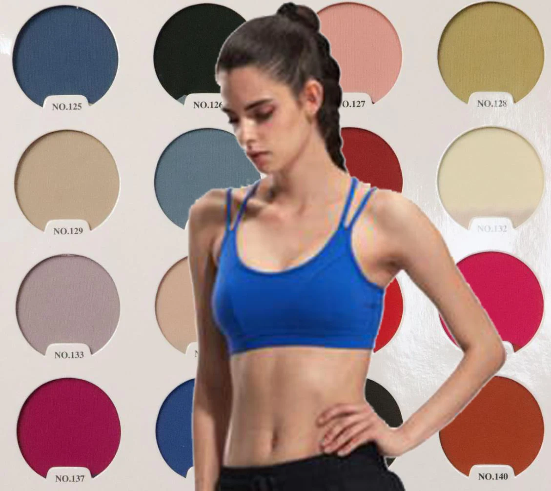 Eco-friendly wicking Quick Dry Fit Breathable Ripstop Stretch Nylon Spandex Knit Fabric for Yoga sport wear