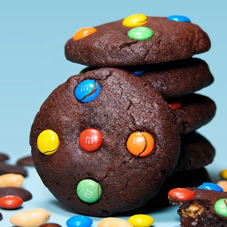 Automatic Stuffed Chocolate Chip Cookies Machine Soft Biscuits Making Machine