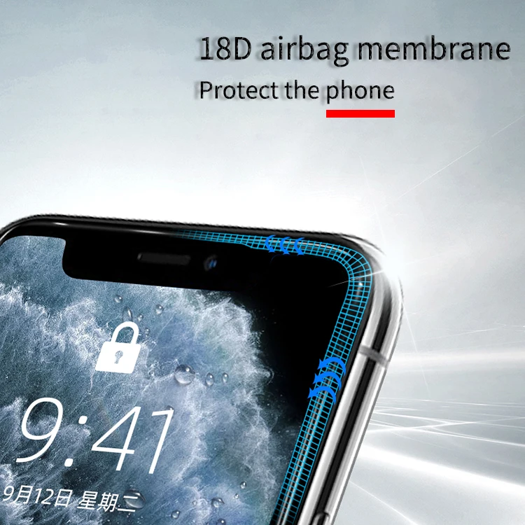 Factory Wholesale 18D Mobile Phone Screen Protector 3D Tempered TPU Airbag Film for Ultra/Plus Protective and Privacy Function