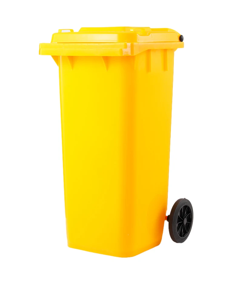 120L customized rectangular sanitary plant dust bin recycling big capacity small outdoor garbage can