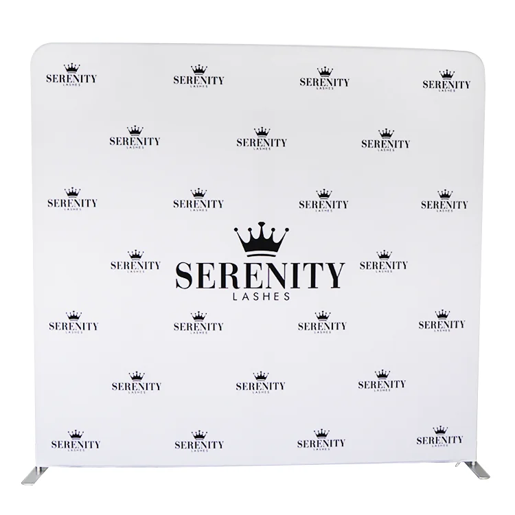 High quality custom logo printing stretch tension fabric backdrop convention banner display