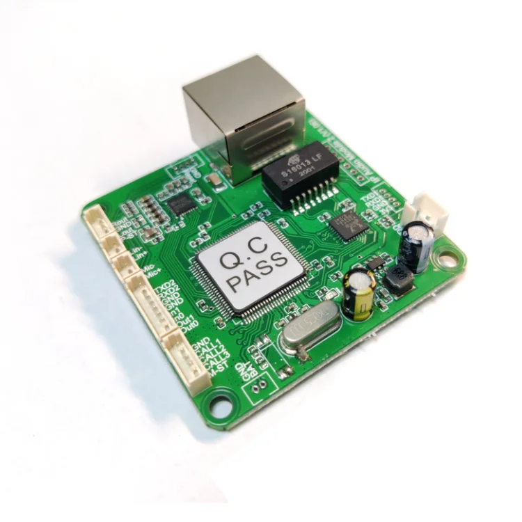 SINREY SIP2103V digital broadcasting and two-way intercom PCB board  with 4 GPIO and 2 UART supporting OEM