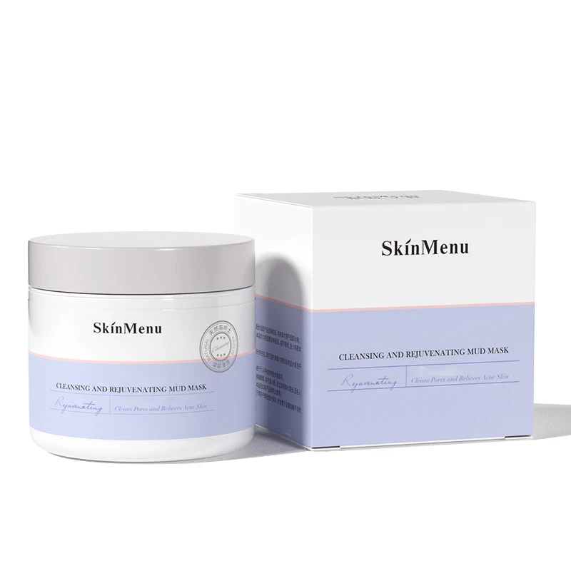 Mud Face Mask Facial Treatment Fine Lines Deep Cleanse Reduce Acne Skin Moisturizing Removes Blackheads